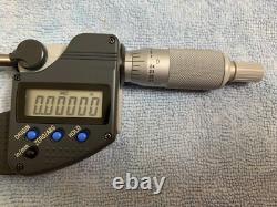 Mitutoyo 395-371-30 Digital Spherical Micrometer 0-1