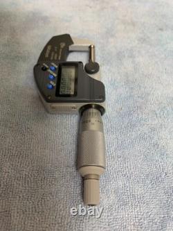 Mitutoyo 395-371-30 Digital Spherical Micrometer 0-1