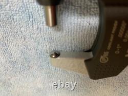 Mitutoyo 395-371-30 Digital Spherical Micrometer 0-1