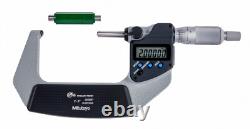 Mitutoyo 395-373-30 Digimatic Spherical Micrometer S-S, 2- 3/75mm SPC IP65
