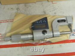 Mitutoyo 395-733-30 DigimaticTubing Micrometer, 0-1/25mm, Spherical Rod, Machinist