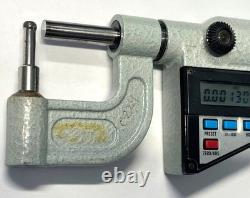 Mitutoyo 395-733 Digimatic Tube Micrometer 0-1? /25.4mm Range. 00005? /. 001mm