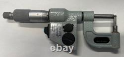 Mitutoyo 395-733 Digimatic Tube Micrometer 0-1? /25.4mm Range. 00005? /. 001mm