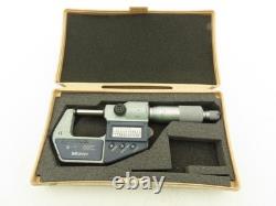 Mitutoyo 395-741-30 Digimatic Spherical Face Micrometer 0-1 25mm Range