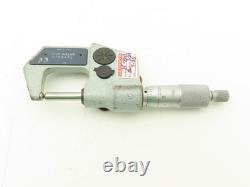 Mitutoyo 395-741-30 Digimatic Spherical Face Micrometer 0-1 25mm Range Mitutoyo 395-741-30 Digimatic Spherical Face Micrometer 0-1 25mm Range
