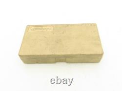 Mitutoyo 395-741-30 Digimatic Spherical Face Micrometer 0-1 25mm Range