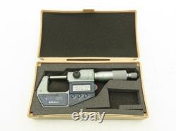 Mitutoyo 395-741-30 Digimatic Spherical Face Micrometer 0-1 25mm Range