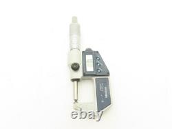 Mitutoyo 395-741-30 Digimatic Spherical Micrometer 0-1 25mm Range Ball Anvil
