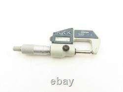 Mitutoyo 395-741-30 Digimatic Spherical Micrometer 0-1 25mm Range Ball Anvil