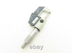 Mitutoyo 395-741-30 Digimatic Spherical Micrometer 0-1 25mm Range Ball Anvil