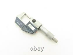 Mitutoyo 395-741-30 Digimatic Spherical Micrometer 0-1 25mm Range Ball Anvil
