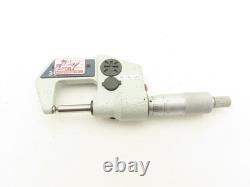 Mitutoyo 395-741-30 Digimatic Spherical Micrometer 0-1 25mm Range Ball Anvil