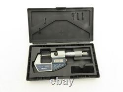 Mitutoyo 395-741-30 Digimatic Spherical Micrometer 0-1 25mm Range Ball Anvil