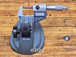 Mitutoyo 395-741-30 Spherical Face Micrometer 0-1 0.00005 Resolution Withstand