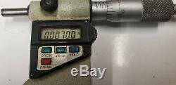 Mitutoyo 3-4 Digital Micrometer. 00005 Res. WithEtchings. S/n-90879