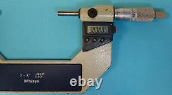 Mitutoyo 3-4 Digital Micrometer. 00005 SPC used 293-724-30
