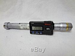 Mitutoyo 3-Point Digimatic Digital Holtest Micrometer Bore Gauge Gage 1.0-1.2