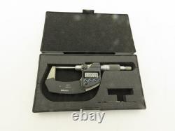 Mitutoyo 406-350 Digimatic Micrometer 0-1 25mm Range Non-Rotating Spindle