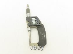 Mitutoyo 406-350 Digimatic Micrometer 0-1 25mm Range Non-Rotating Spindle