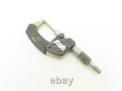 Mitutoyo 406-350 Digimatic Micrometer 0-1 25mm Range Non-Rotating Spindle