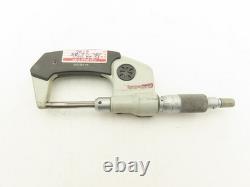 Mitutoyo 406-350 Digimatic Micrometer 0-1 25mm Range Non-Rotating Spindle