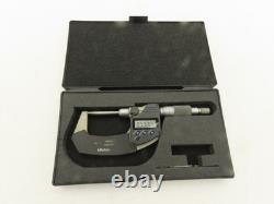 Mitutoyo 406-350 Digimatic Micrometer 0-1 25mm Range Non-Rotating Spindle Mitutoyo 406-350 Digimatic Micrometer 0-1 25mm Range Non-Rotating Spindle
