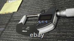 Mitutoyo 406-350 Electronic Digital Micrometer, 0-1/0-25mm with Case - C23
