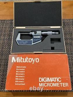 Mitutoyo 406-721-30 Digimatic Non-Rotating Spindle Micrometer, 0-1/. 00005