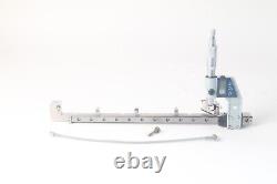 Mitutoyo 422-311-30 Digital Blade Micrometer With Del-Tron LPT-1035