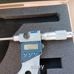 Mitutoyo 422-313-30 Digimatic Blade Micrometer 2-3''/50-75mm. 00005''/0.001mm