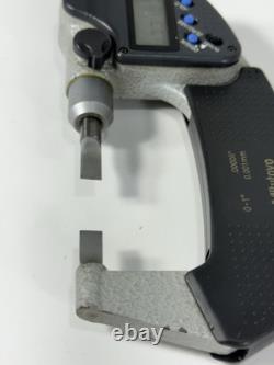 Mitutoyo 422-330-30 Digimatic Blade Micrometer 0-1 /. 00005 / 0.001mm READ