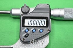 Mitutoyo 422-331-30 Digimatic Blade Micrometer, 1-2/25.4-50.8mm with Case