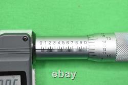 Mitutoyo 422-332-30 IP54 Digimatic 2-3 Blade Micrometer withCase