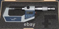 Mitutoyo 422-341-20 0-1 Digital Electronic Blade Caliper Micrometer 422-341