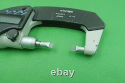 Mitutoyo 422-371 Digital Blade Micrometer 0-1.00005 Type D Carbide Anvils