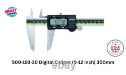 Mitutoyo 500-193-30 Digital Vernier Caliper 0-12 inch (300mm) Digimatic AOS IP6