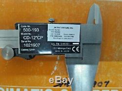 Mitutoyo 500-193 Digital Caliper 0-12 300mm CD-12 CP CERTIFIED BR