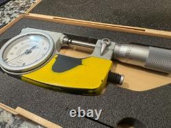 Mitutoyo 510-131 IDM-1R Indicating Dial Micrometer 0-1.00005 Serviced recent