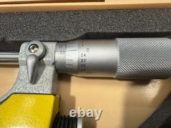 Mitutoyo 510-131 IDM-1R Indicating Dial Micrometer 0-1.00005 Serviced recent