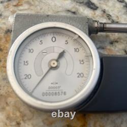 Mitutoyo 510-131 Indicating Micrometer, 0-1 Range, 0.00005 Graduation IP54