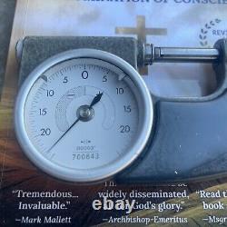 Mitutoyo 510-131 Indicating Micrometer, 0-1 Range, 0.00005 Graduation IP54