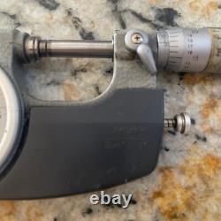 Mitutoyo 510-131 Indicating Micrometer, 0-1 Range, 0.00005 Graduation IP54