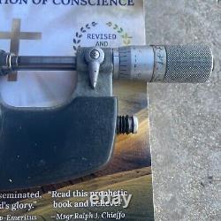 Mitutoyo 510-131 Indicating Micrometer, 0-1 Range, 0.00005 Graduation IP54