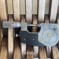 Mitutoyo 510-131 Indicating Micrometer, 0-1 Range, 0.00005 Graduation IP54