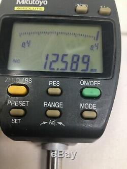 Mitutoyo 543-552-1, ID-F125E Absolute Digital Indicator, 0-1.00005 No Adapter