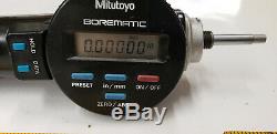 Mitutoyo 568 Borematic Digital Bore Inside Micrometer Gage NO HEADS. Shelf w3