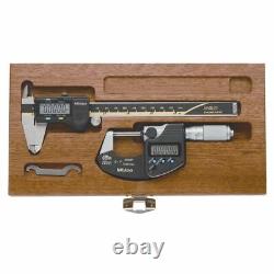 Mitutoyo 64PKA077B 2 Pc Digimatic Caliper/Micrometer Tool Set