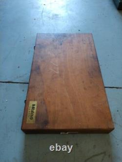 Mitutoyo 6-7 Digital Micrometer in wooden case 293-753-30
