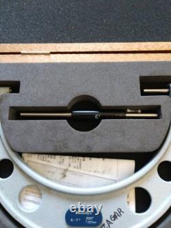 Mitutoyo 6-7 Digital Micrometer in wooden case 293-753-30