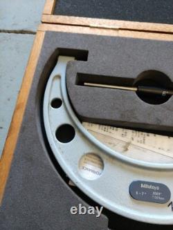 Mitutoyo 6-7 Digital Micrometer in wooden case 293-753-30